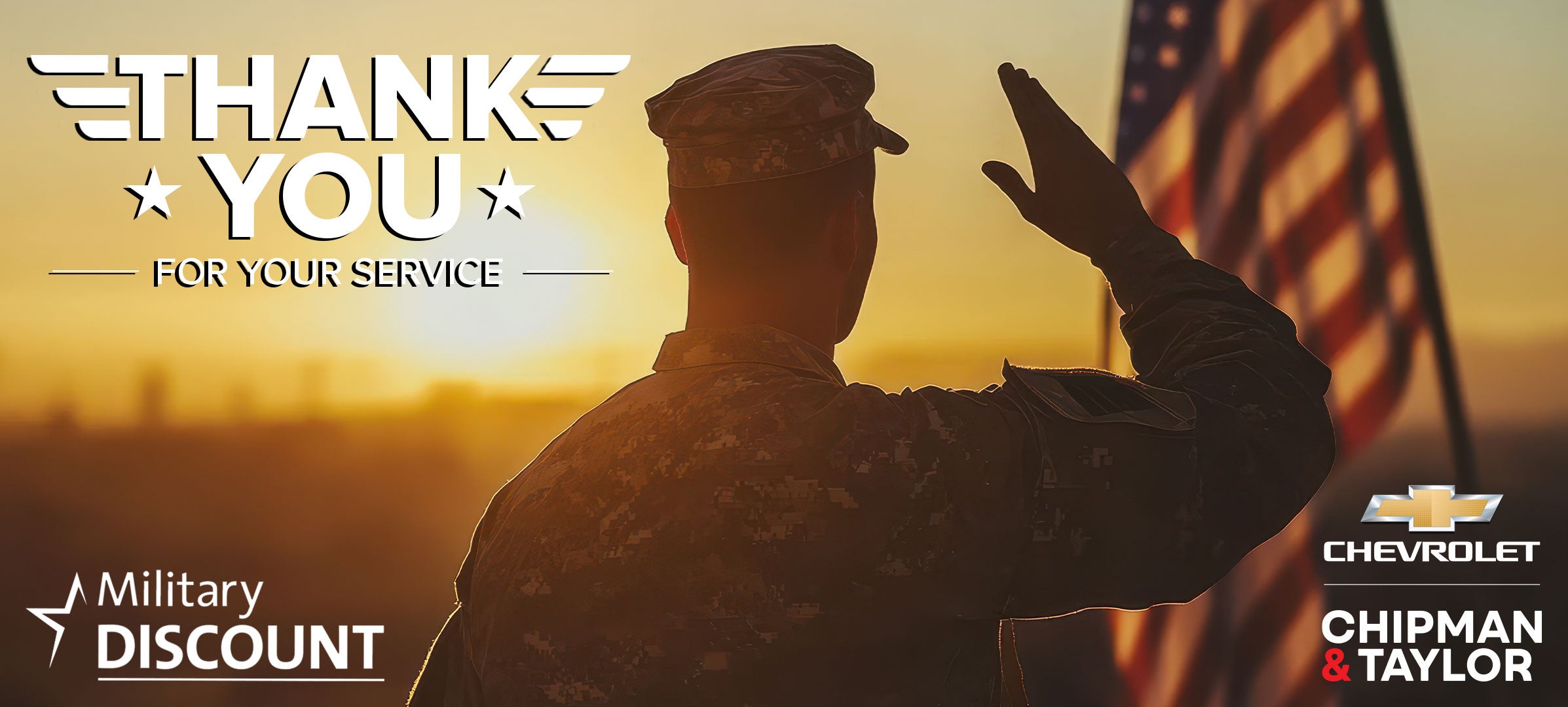 Chipman Military discount baner