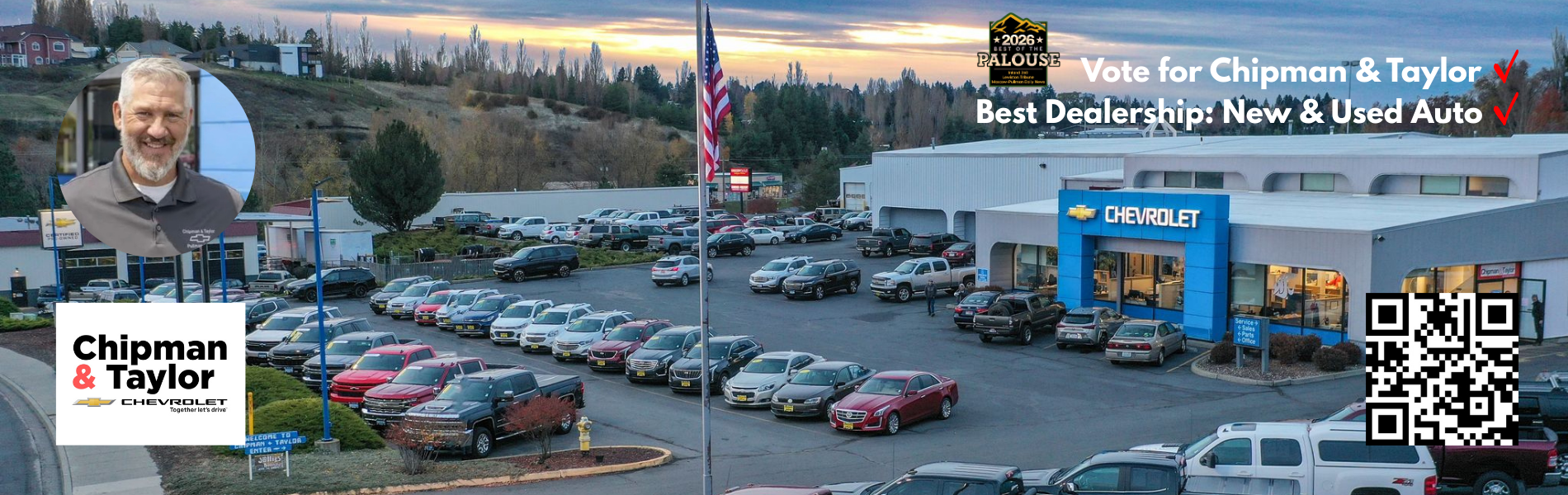 Vote for Chipman banner March 2026