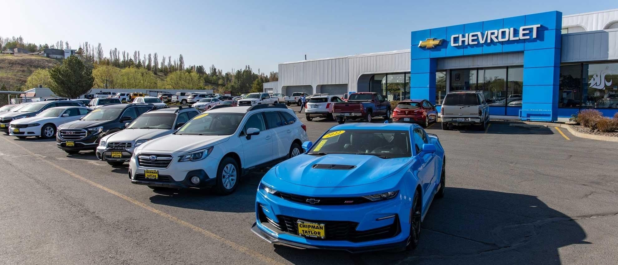 Chipman & Taylor Chevrolet Dealership Lot